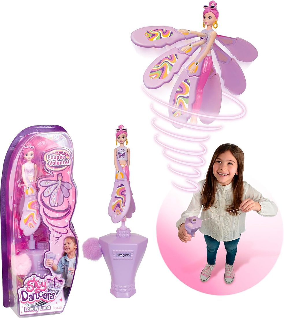 Sky Dancers Lovely Luna Flying Fairy Doll
