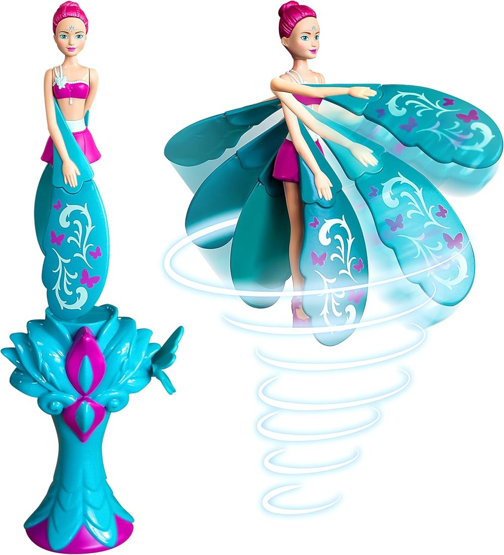 Sky Dancers Turquoise Twinkle Flying Doll